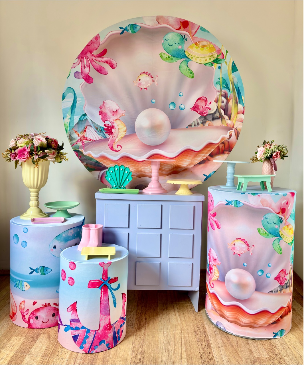 35. Fundo Do Mar Menina ( Kit Ouro) - Beca Decorações