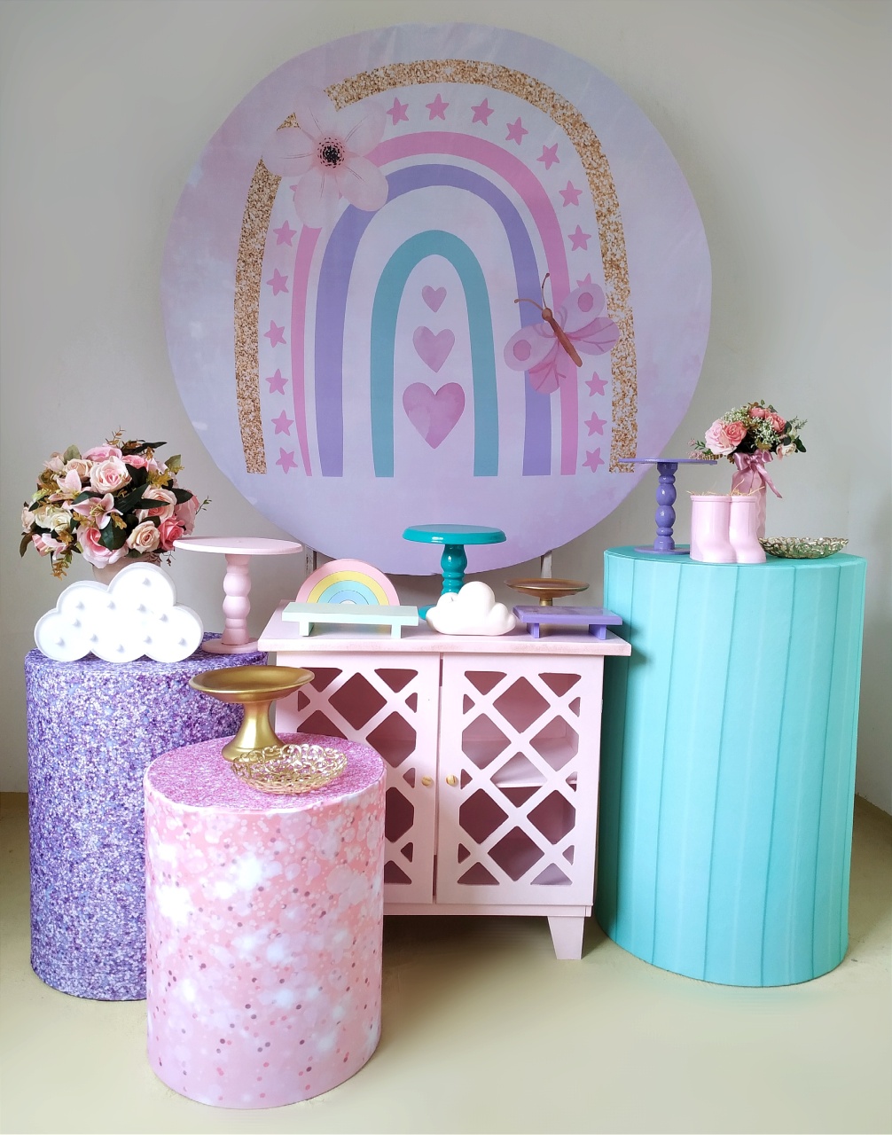 Arco Íris (Kit Ouro) - Beca Decorações