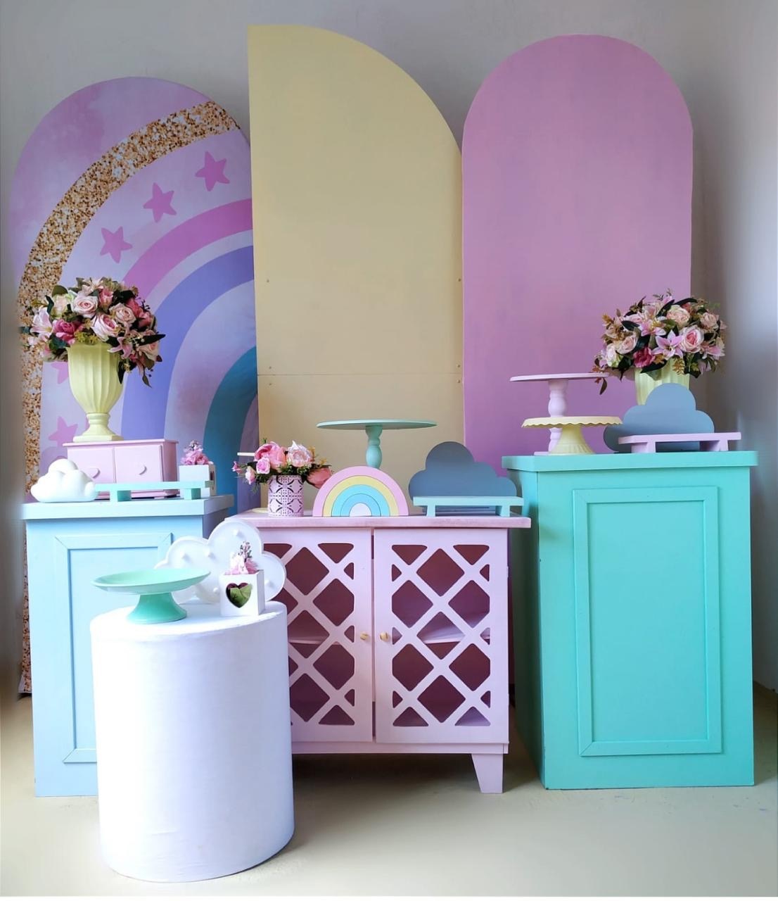 Arco Íris (Composição 2) - Beca Decorações