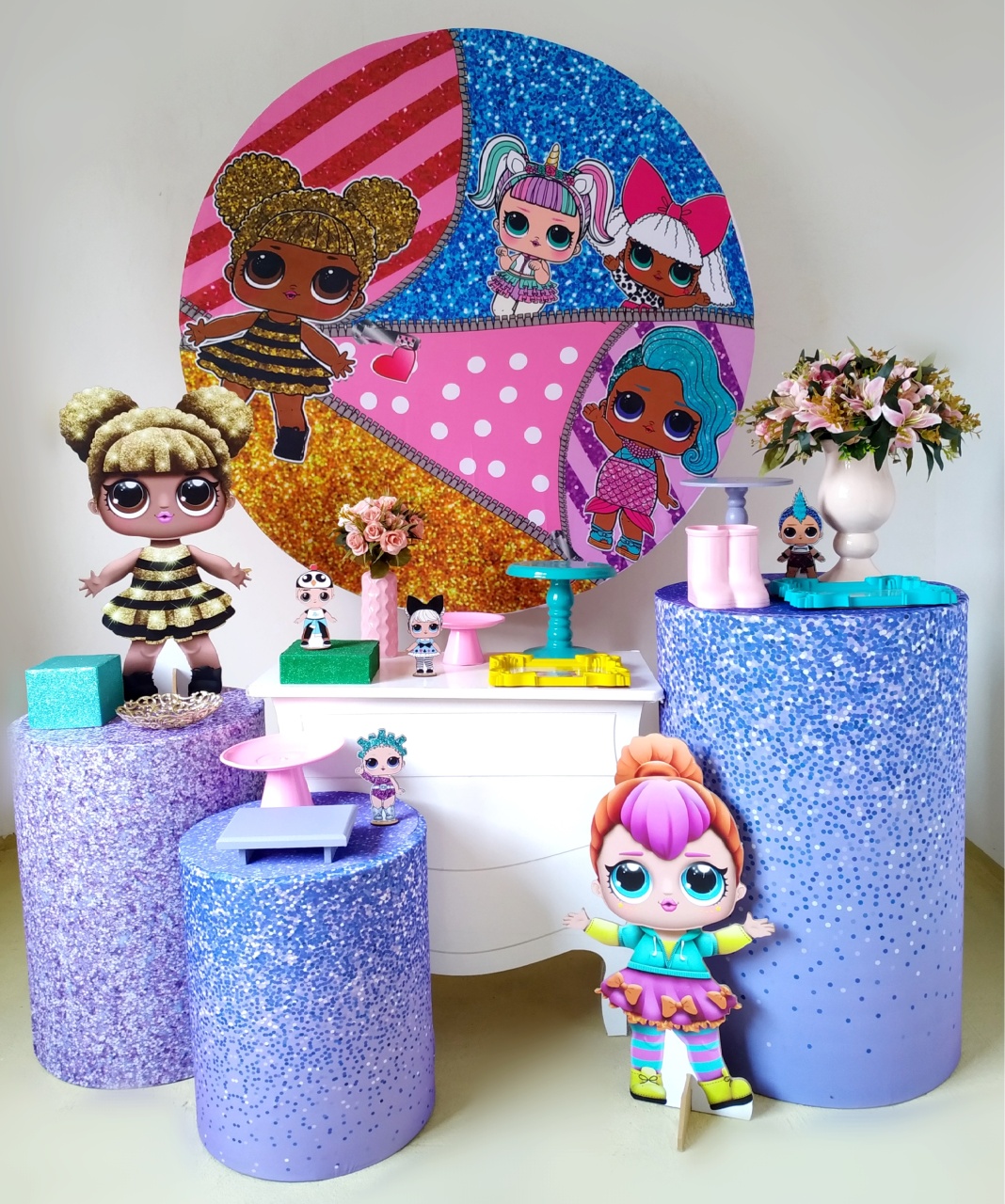 Lol Roxo - Kit Ouro - Beca Decorações
