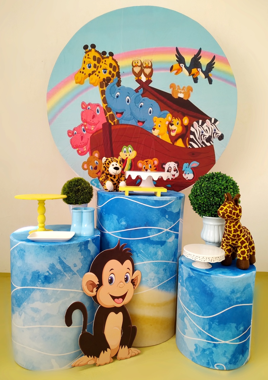 Arca de Noé - Kit Prata - Beca Decorações