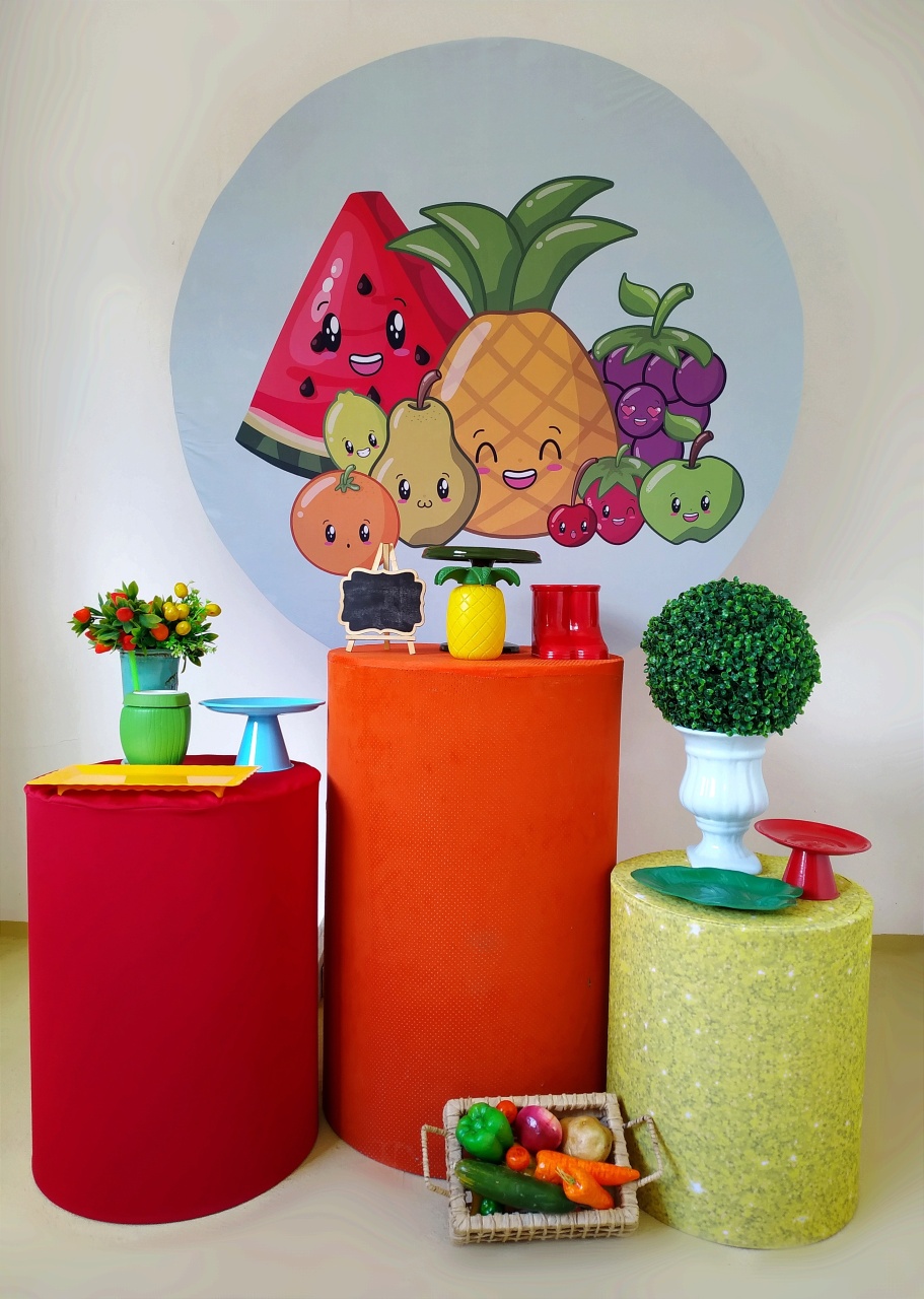 Frutas - Kit Prata - Beca Decorações