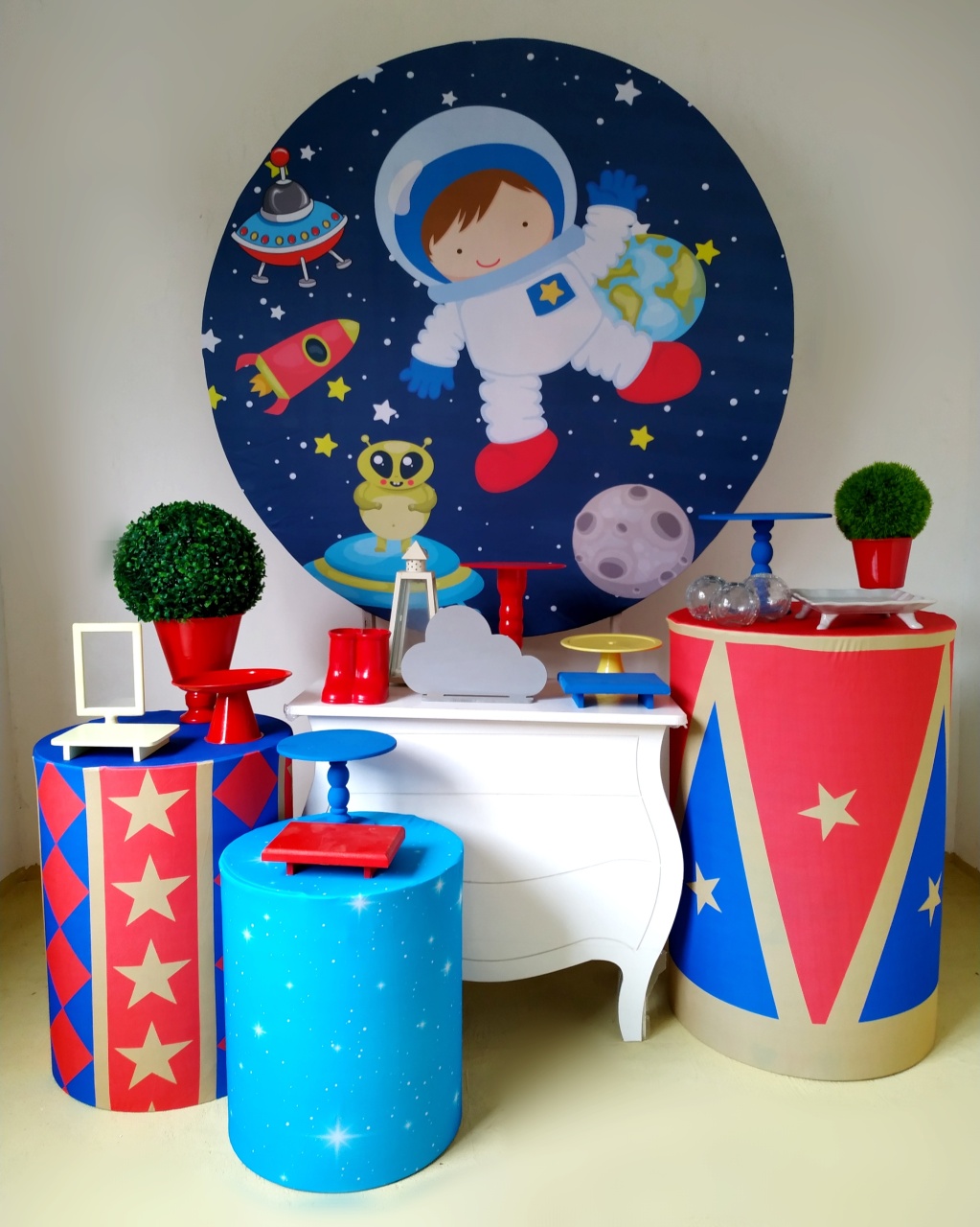 Astronauta - Kit Ouro - Beca Decorações