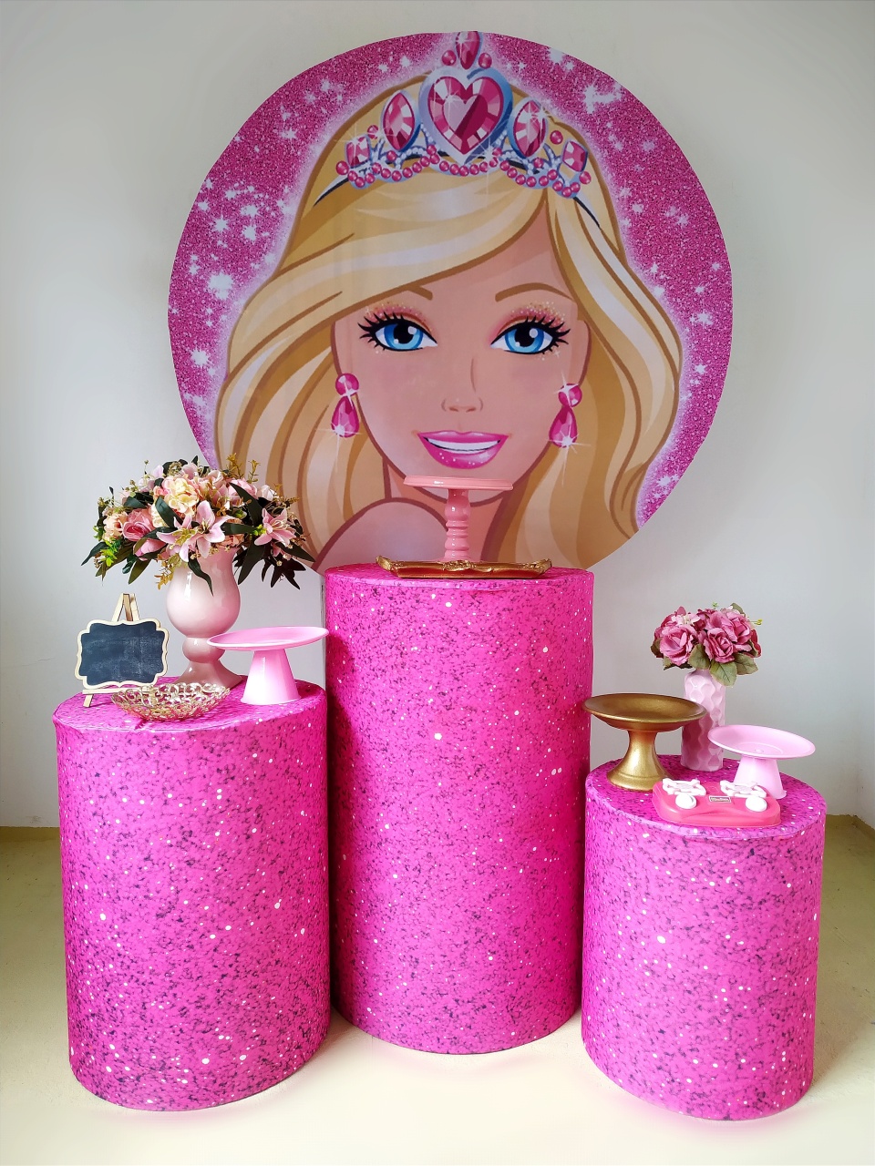 Barbie - Kit Prata - Beca Decorações