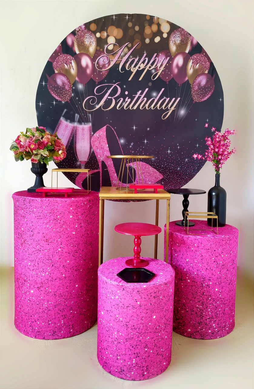 Happy Birthday - Kit Ouro - Beca Decorações