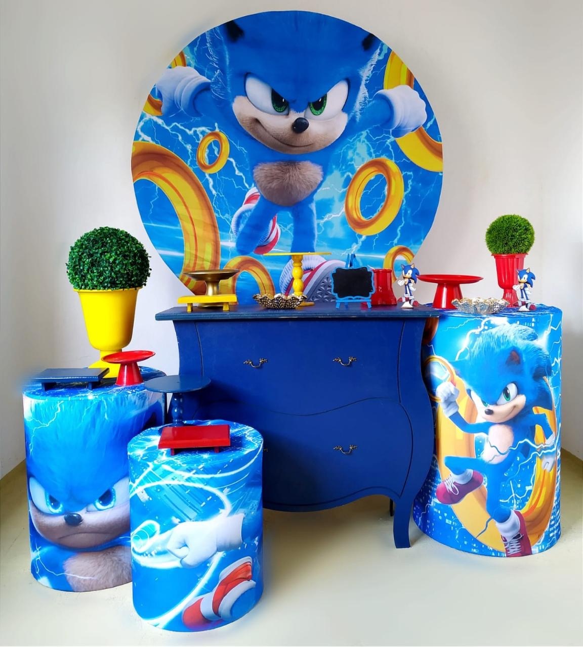 Sonic 2 - Kit Ouro - Beca Decorações