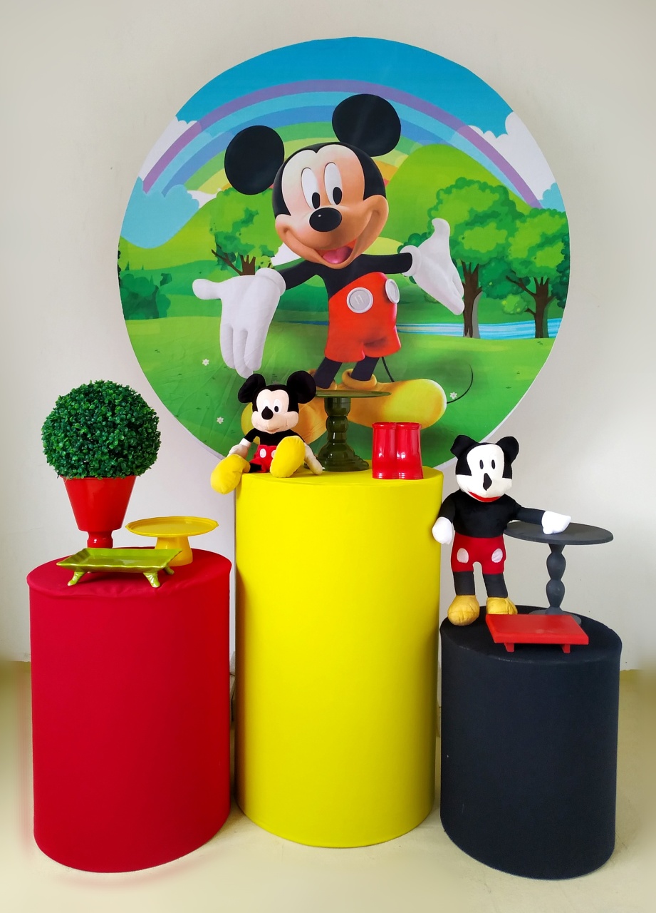 Mickey - Kit Prata - Beca Decorações
