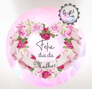 Mini Painel Feliz Dia da Mulher - Beca Decorações