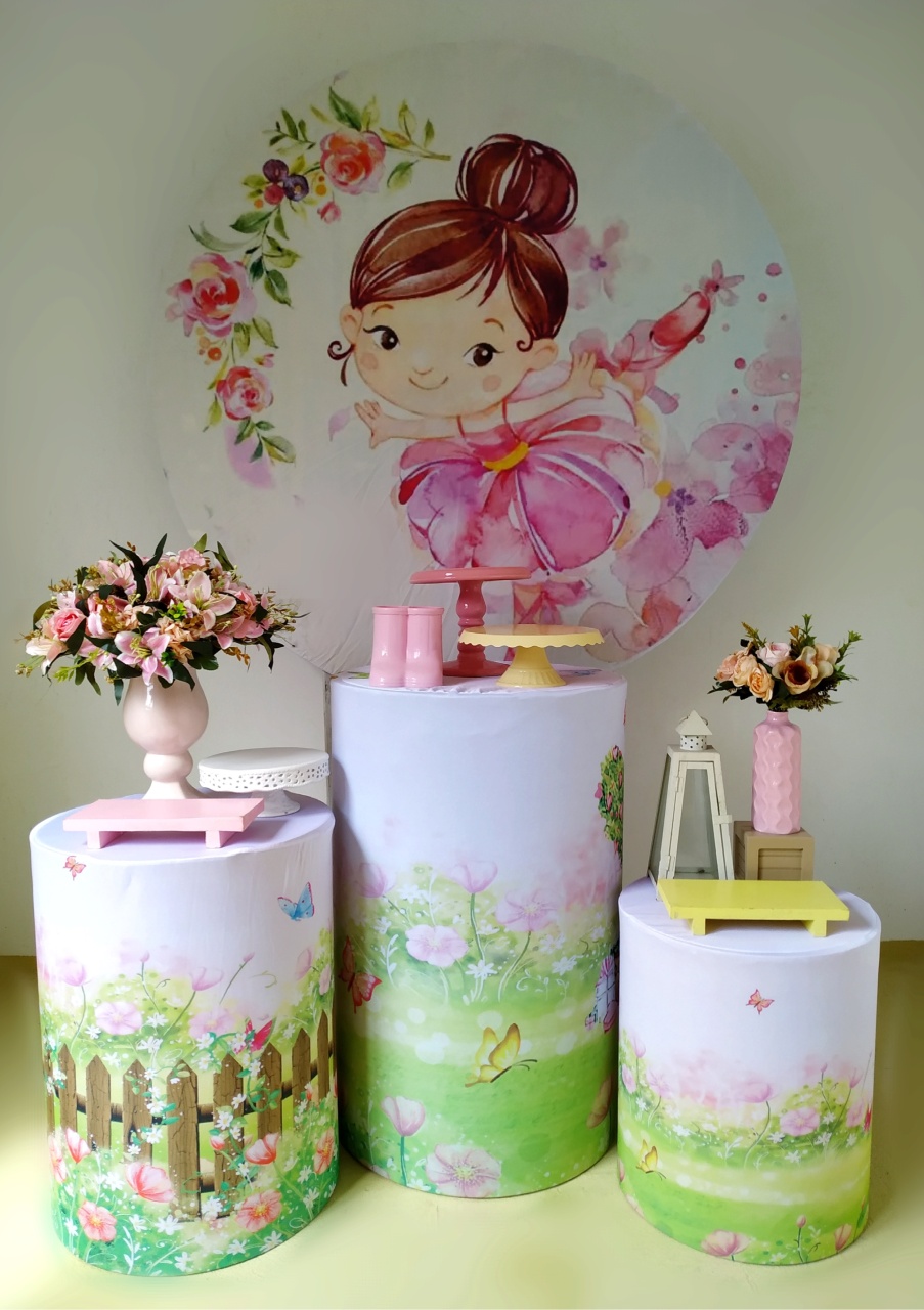 Bailarina  (Kit Prata)  - Beca Decorações