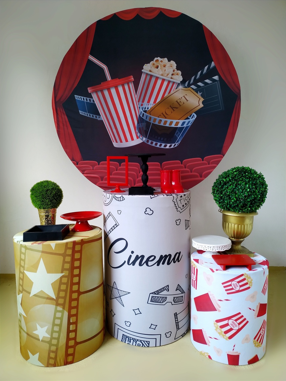 Cinema - Kit Prata - Beca Decorações