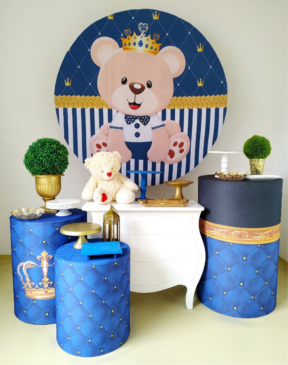 Ursinho Príncipe - Kit Ouro - Beca Decorações