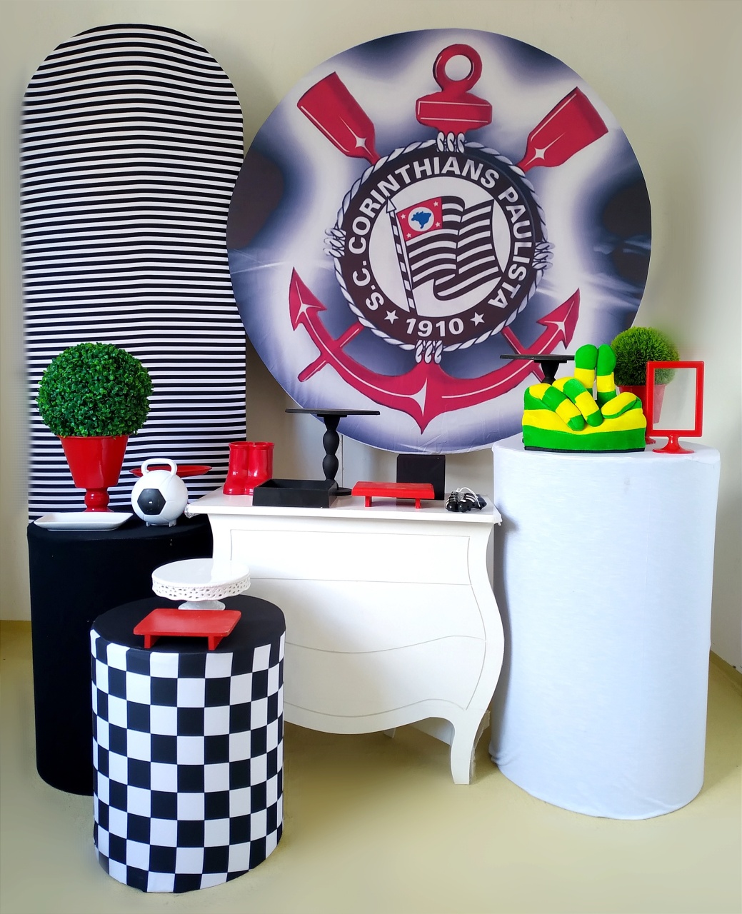 Corinthians - Kit Diamante  - Beca Decorações