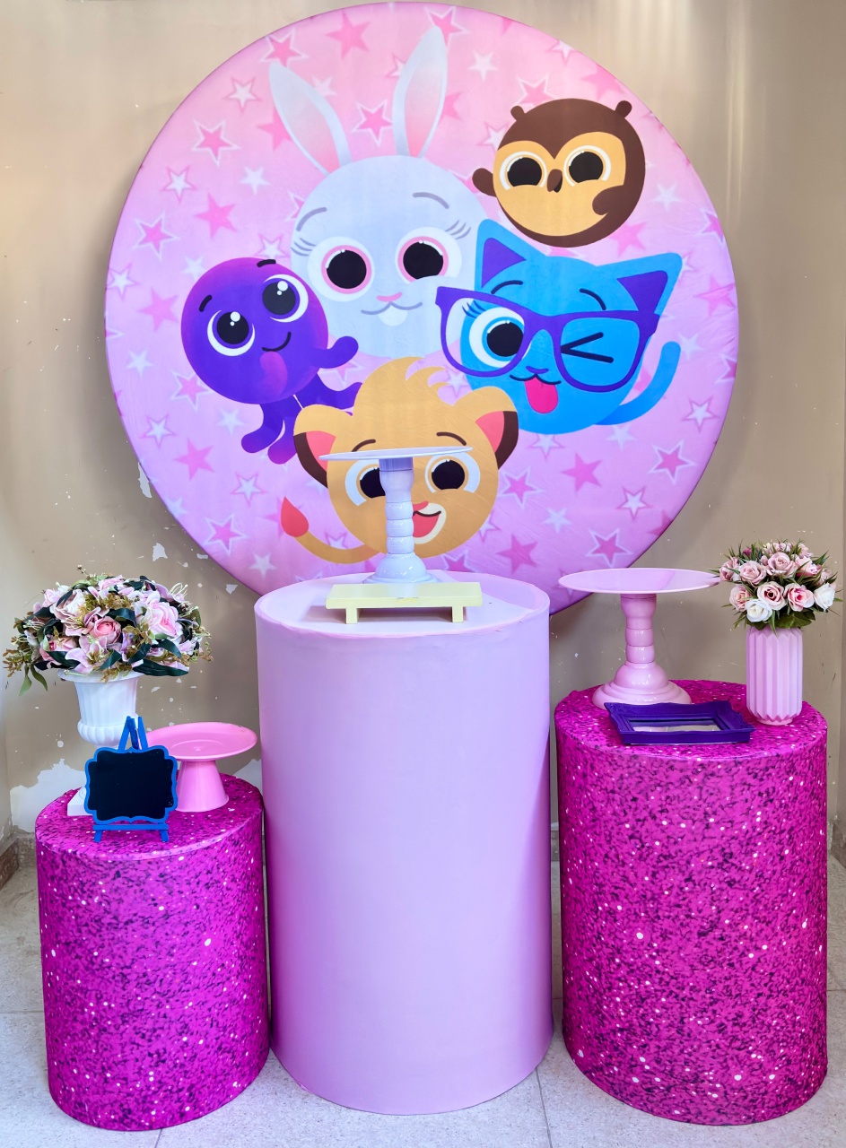 Bolofofo Rosa (Kit Prata) - Beca Decorações