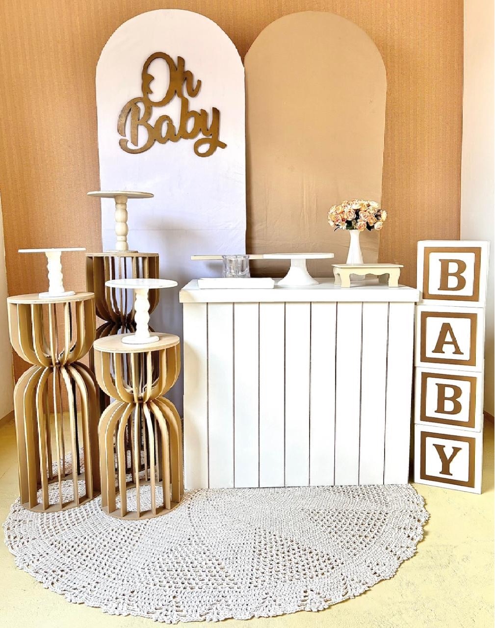 Chá de Bebê Neutro  - Beca Decorações