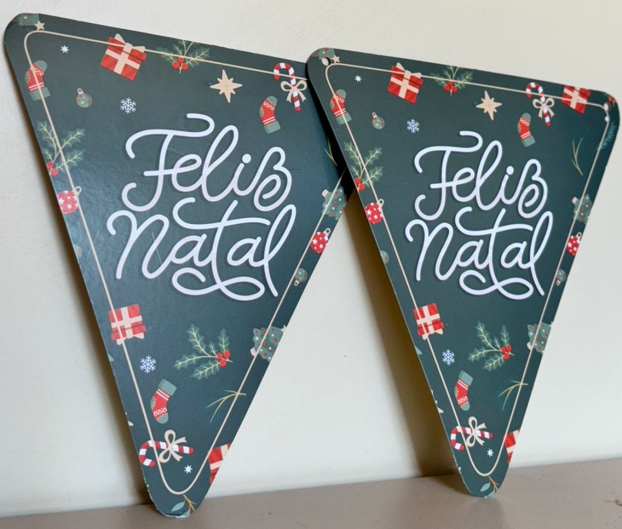 Bandeirola Natal (Locação) - Beca Decorações