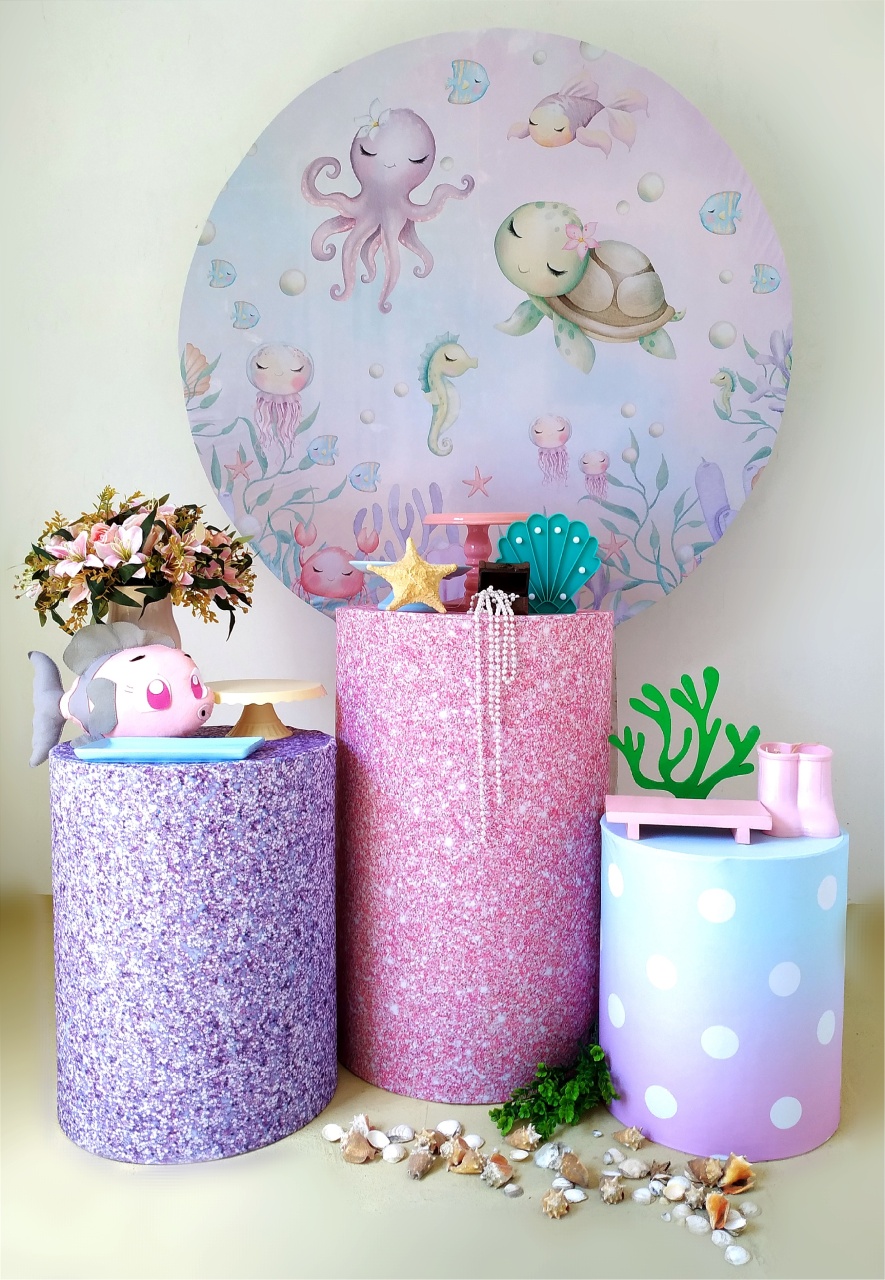 Fundo Do Mar Menina ( Kit Prata) - Beca Decorações