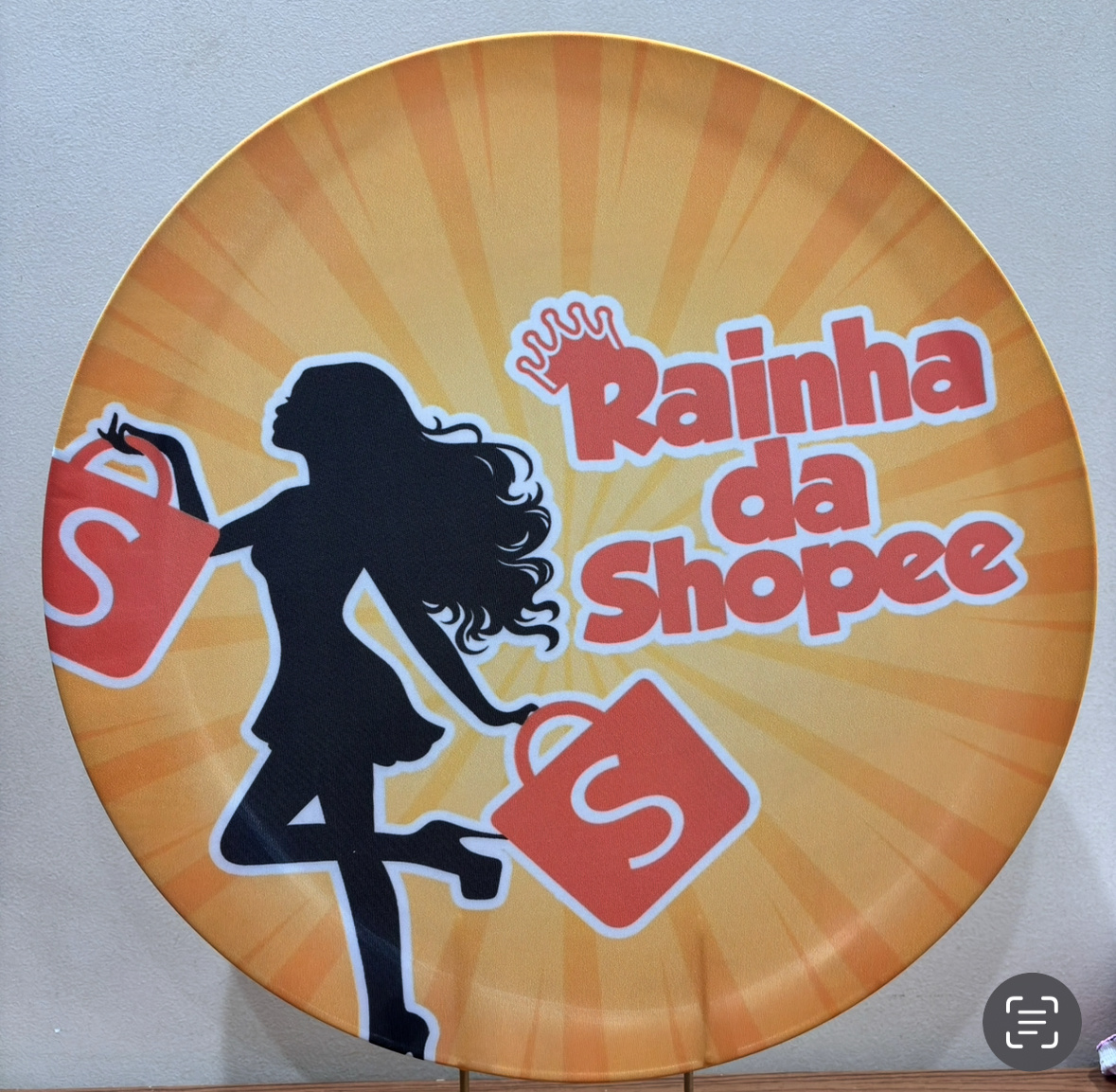 Mini Painel Rainha Do Shoppe - Beca Decorações