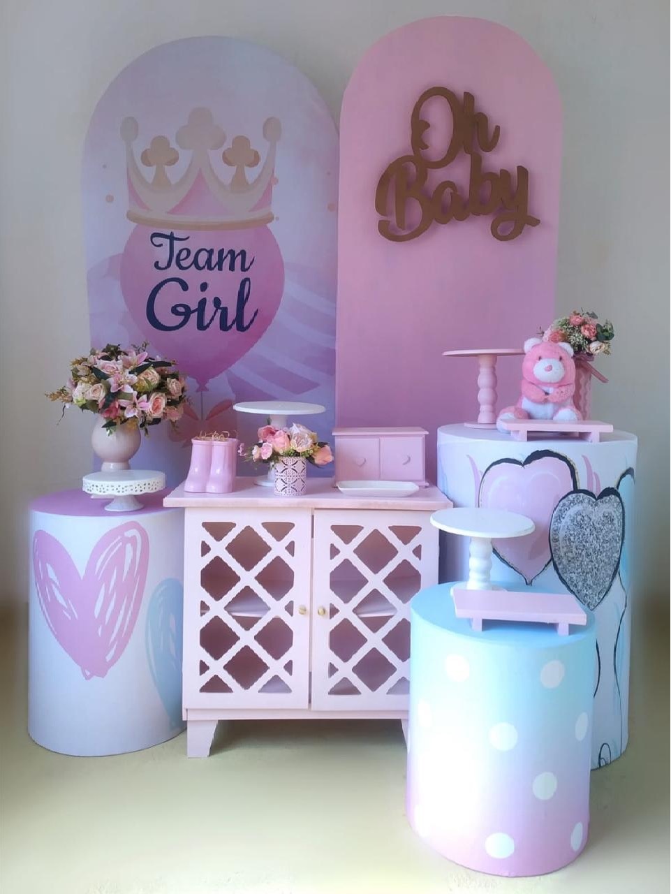 Chá de Bebê Girls - Beca Decorações
