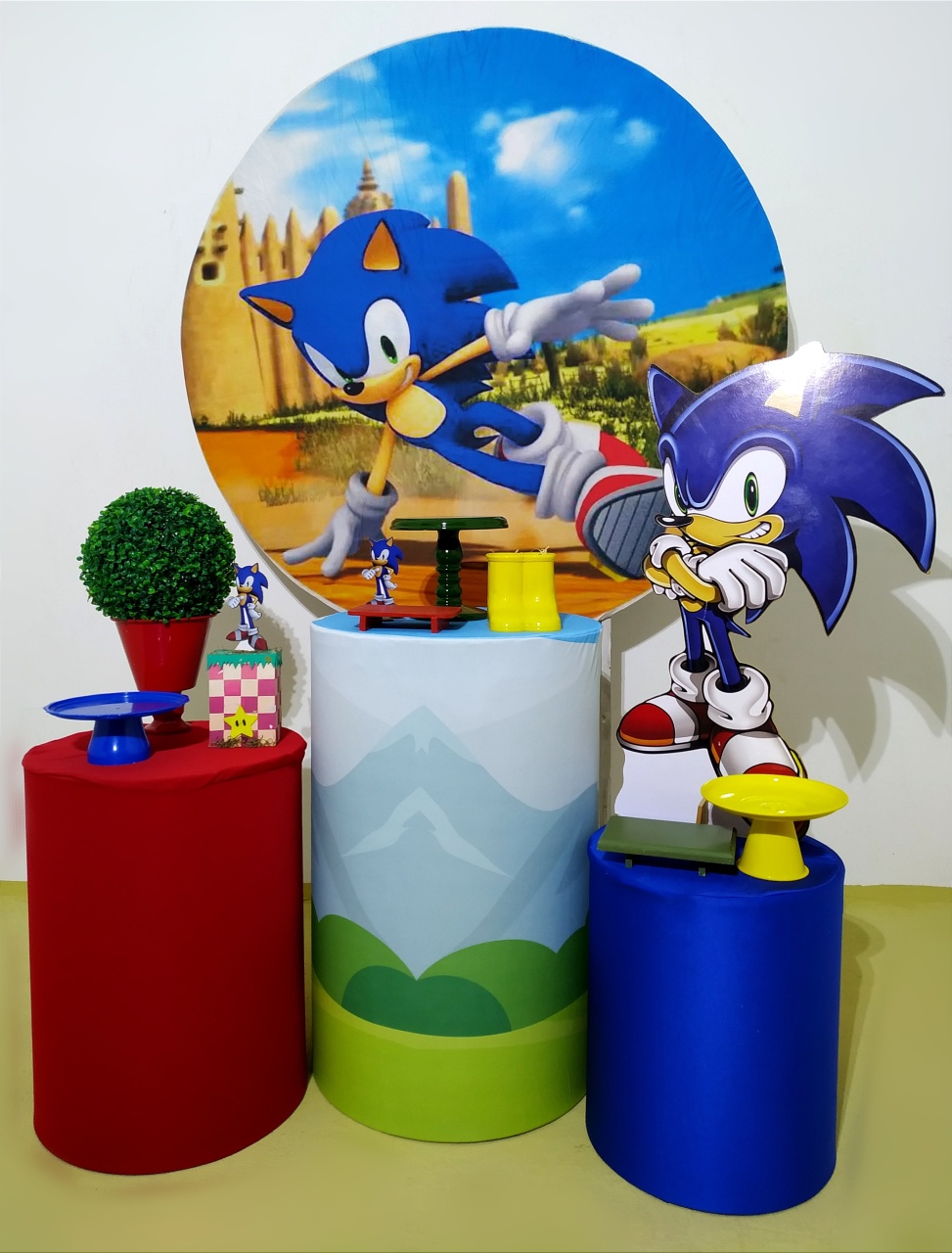 Sonic - Kit Prata - Beca Decorações