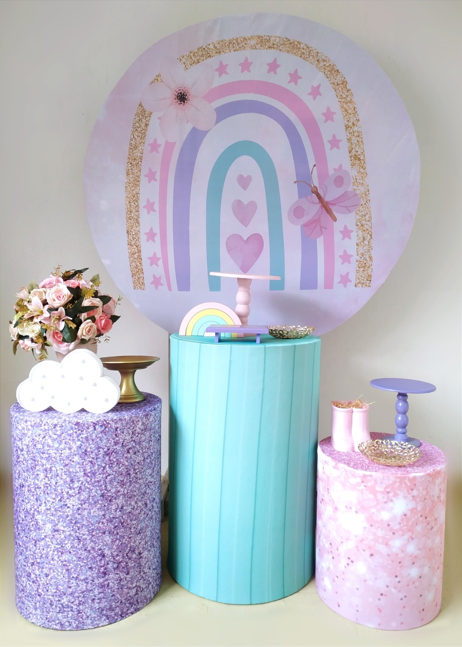 Arco Íris (Kit Prata) - Beca Decorações