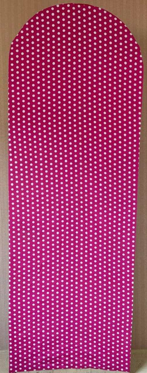  Painel Lateral Rosa Com Bolinha (Locação) - Beca Decorações