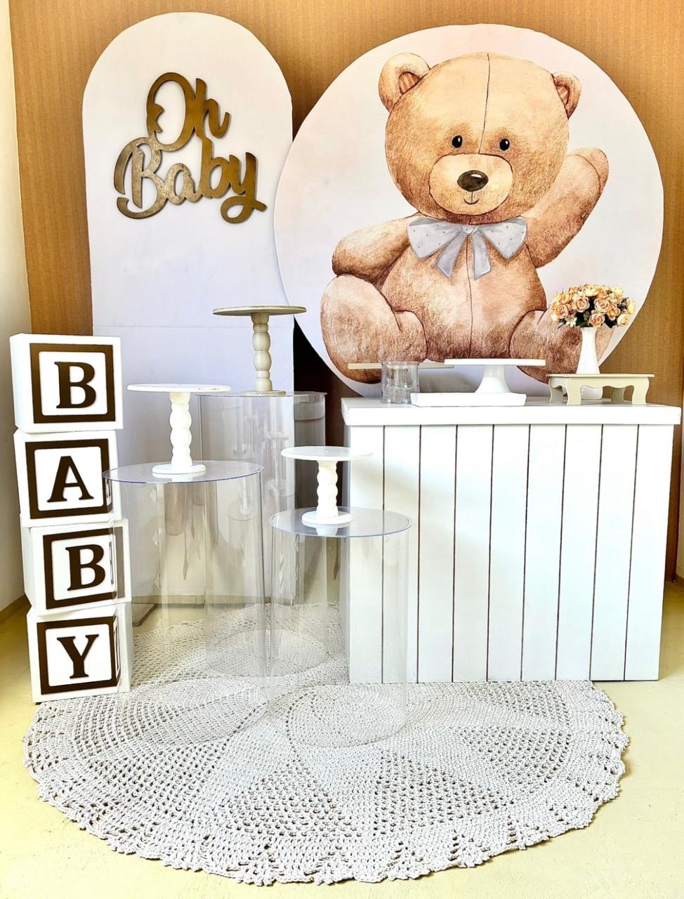 Chá de Bebê Urso (Composição 1) - Beca Decorações