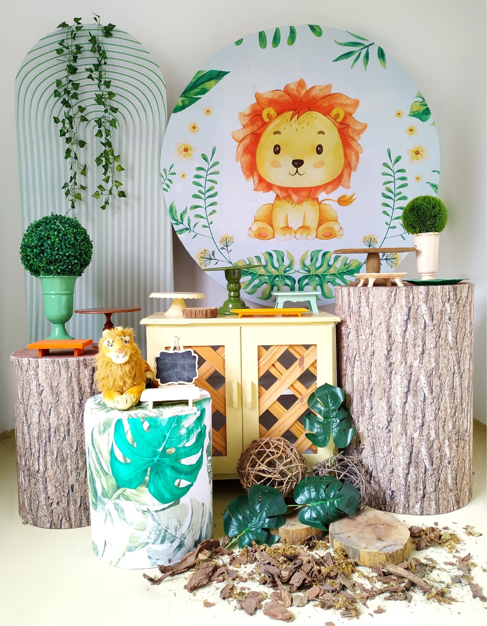 Leãozinho - Kit Diamante  - Beca Decorações