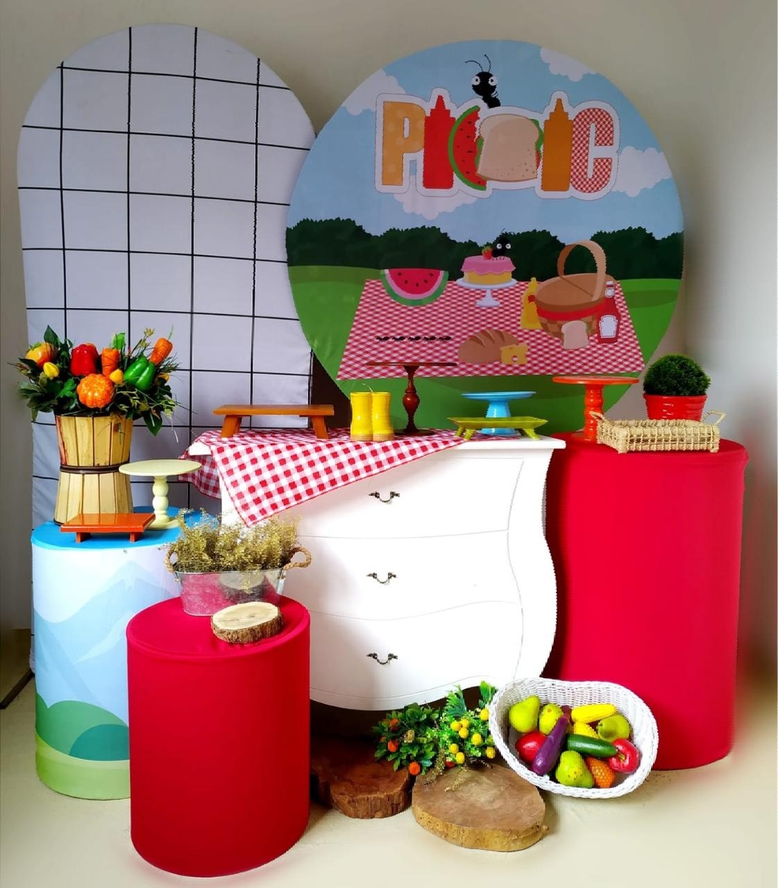 Pic Nic - Kit Diamante  - Beca Decorações