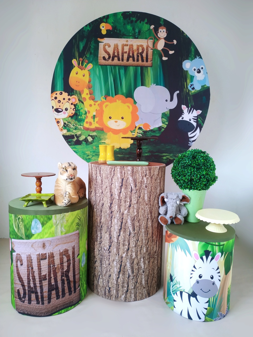Safari - Kit Prata - Beca Decorações