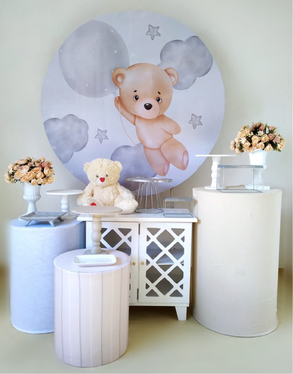 Ursinho Na Nuvem ( Kit Ouro) - Beca Decorações