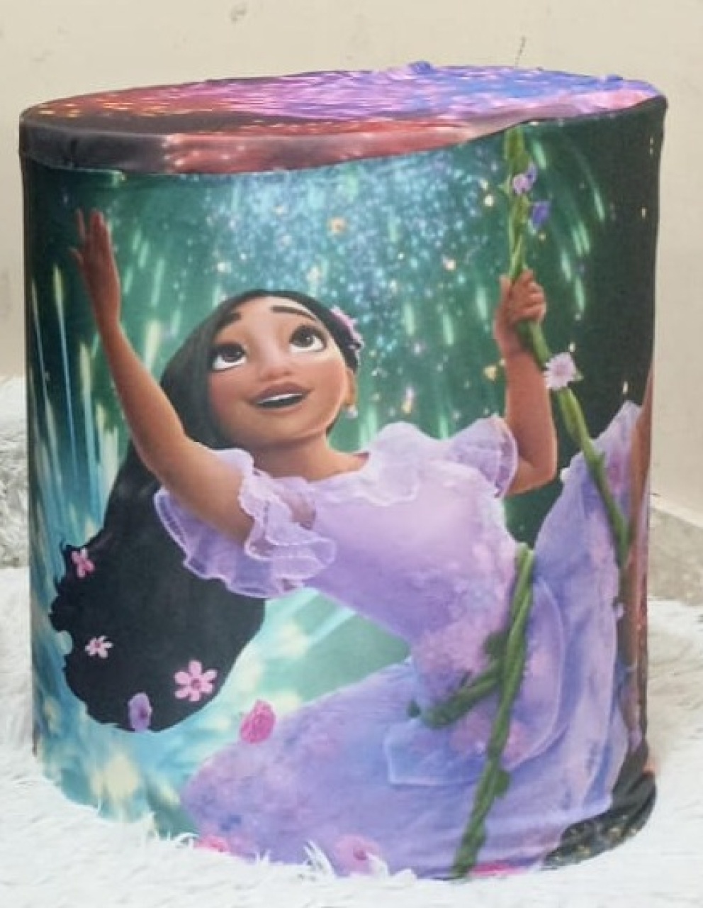 Capa de Cilindro Encanto P (Locação) - Beca Decorações
