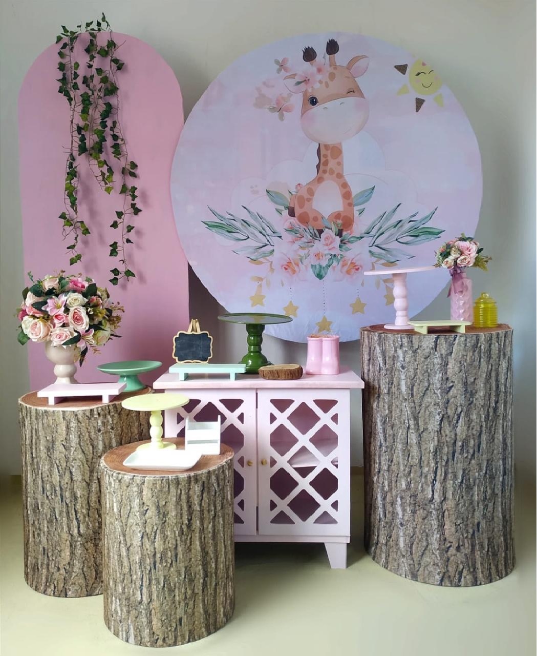 Girafinha - Kit Diamante 1 - Beca Decorações
