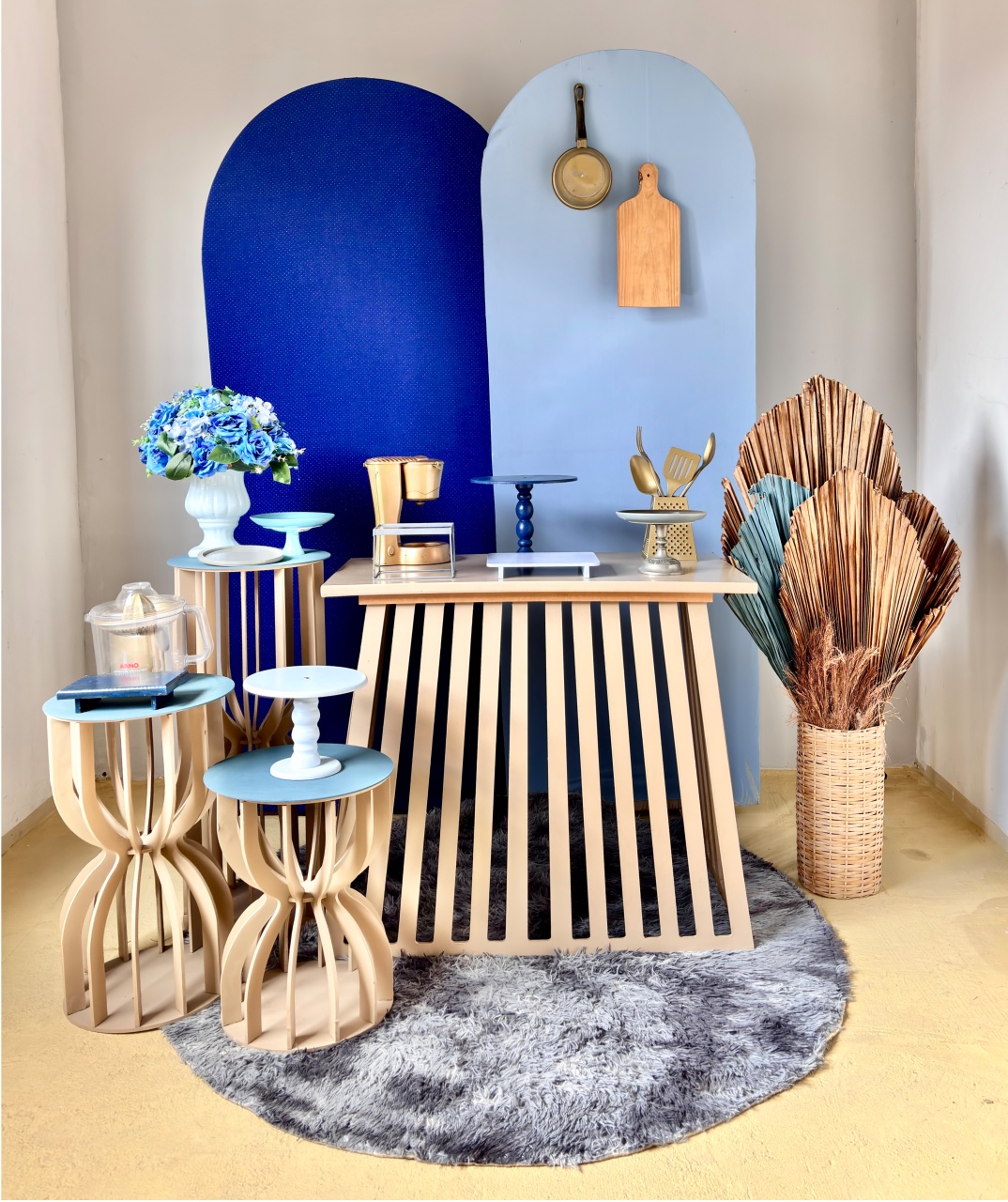 24. Chá de Cozinha Azul  - Beca Decorações