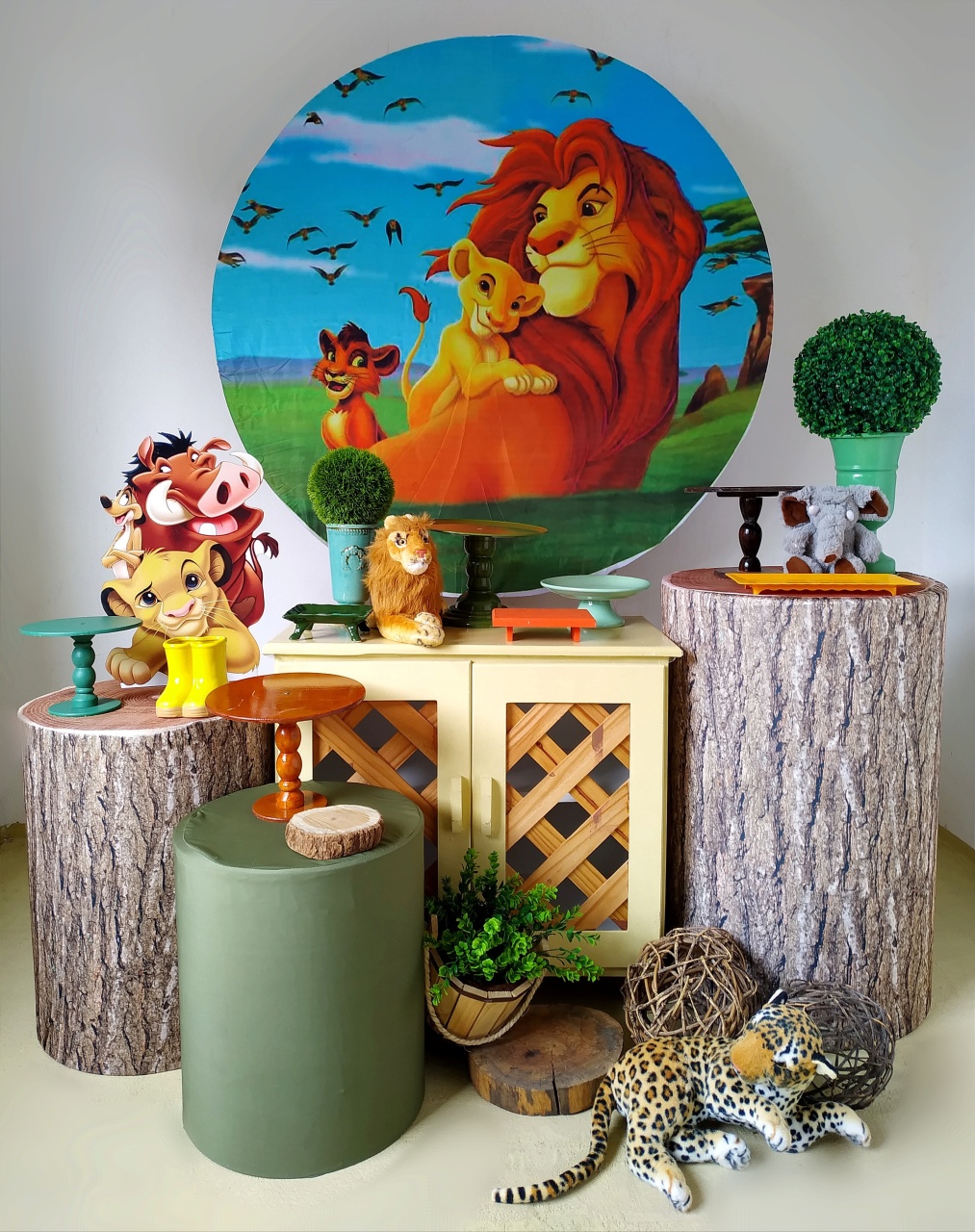 Rei Leão - Kit Ouro - Beca Decorações