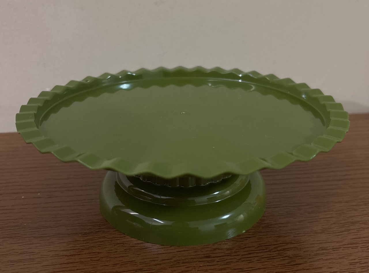 Bandeja Verde Oliva (Locação) - Beca Decorações
