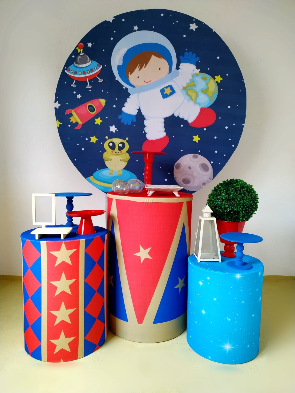 Astronauta (Kit Prata) - Beca Decorações