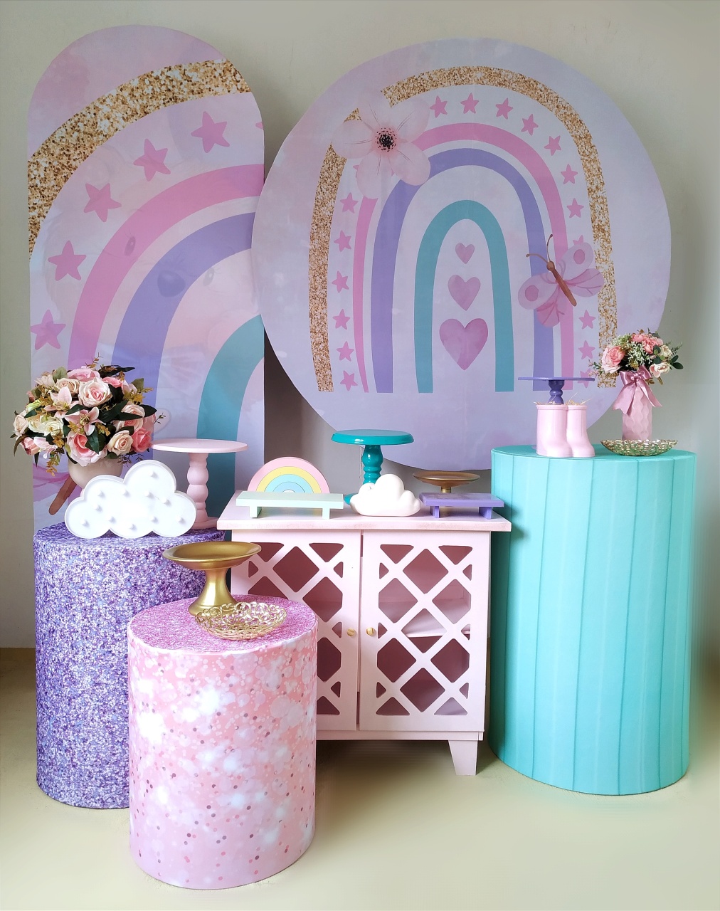 Arco Íris ( Kit Diamante) - Beca Decorações