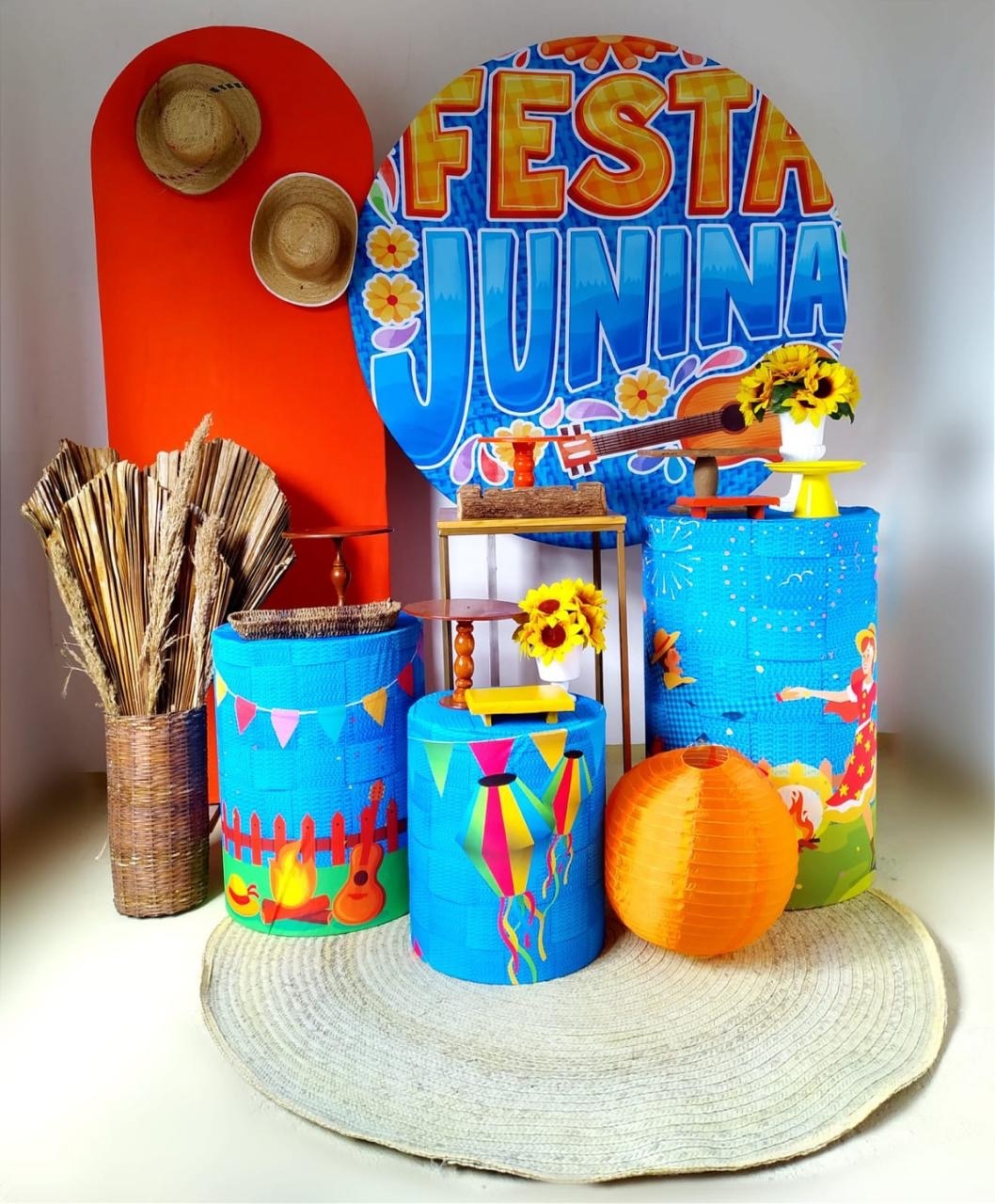 Girassol Junino ( Kit Diamante) - Beca Decorações