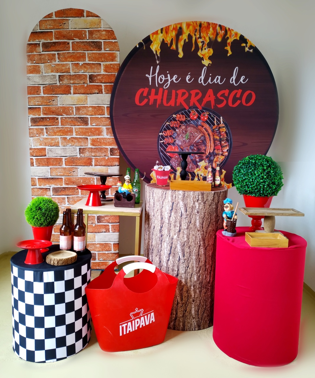 Churrasco - Kit Diamante - Beca Decorações