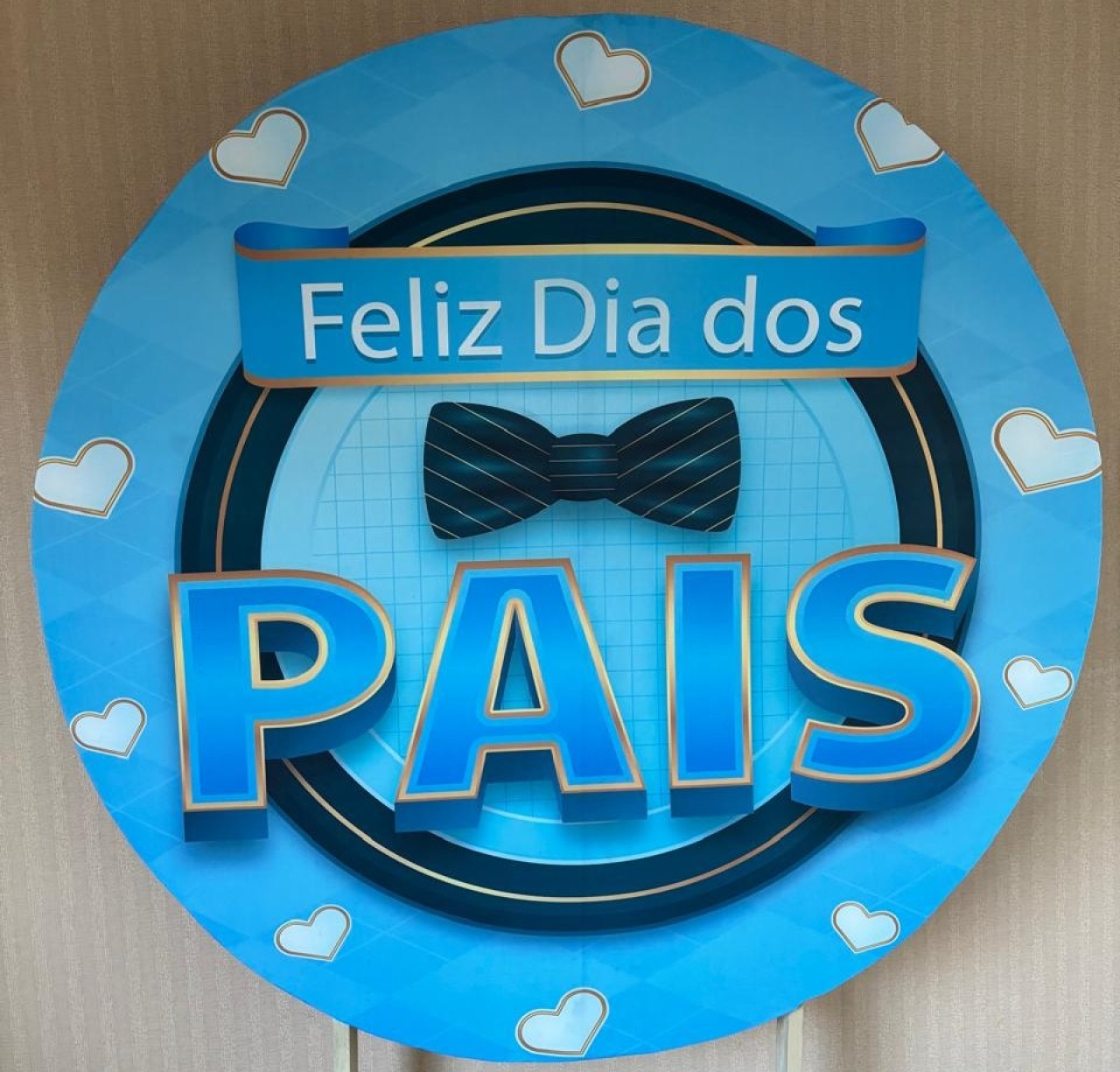 Painel Redondo Dia dos Pais (Locação) - Beca Decorações