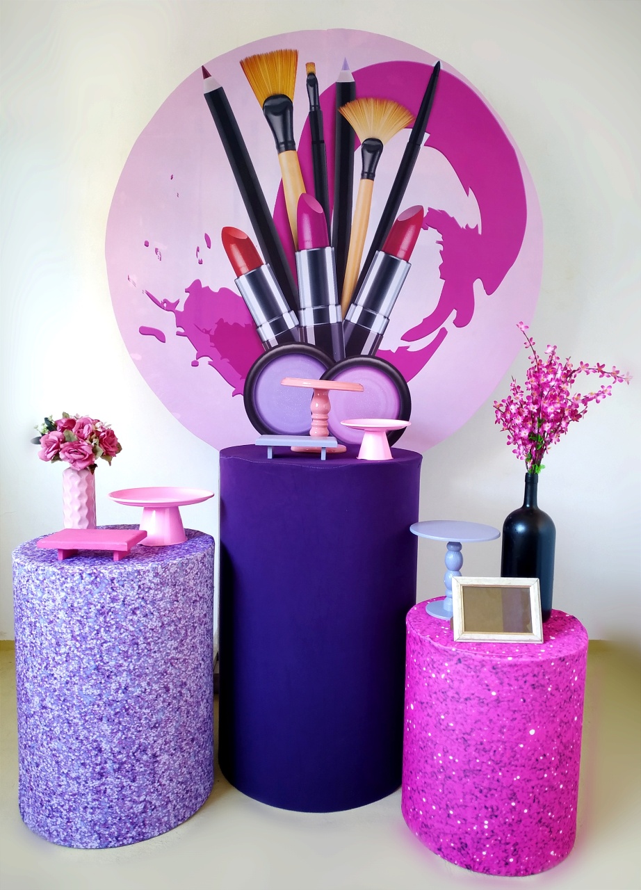 Maquiagem - Kit Prata - Beca Decorações