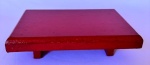 Bandeja Retangular Baixa Vermelho (Locação) - imagem 2
