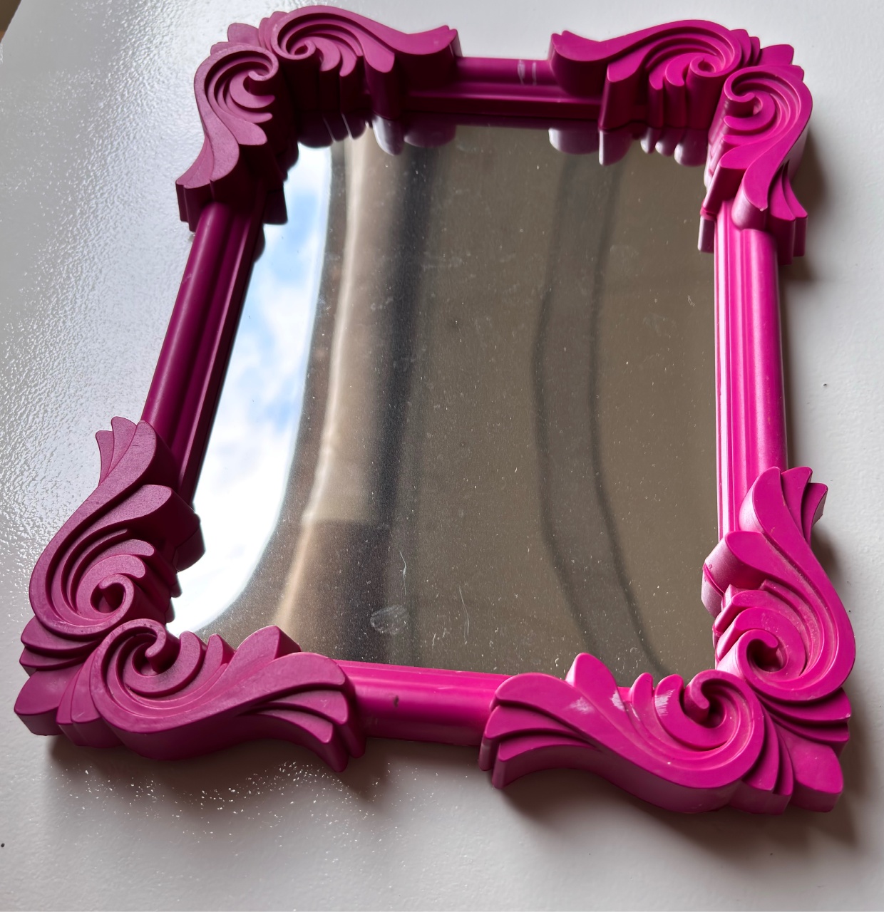 Bandeja Colonial Rosa Pink (G) - Beca Decorações