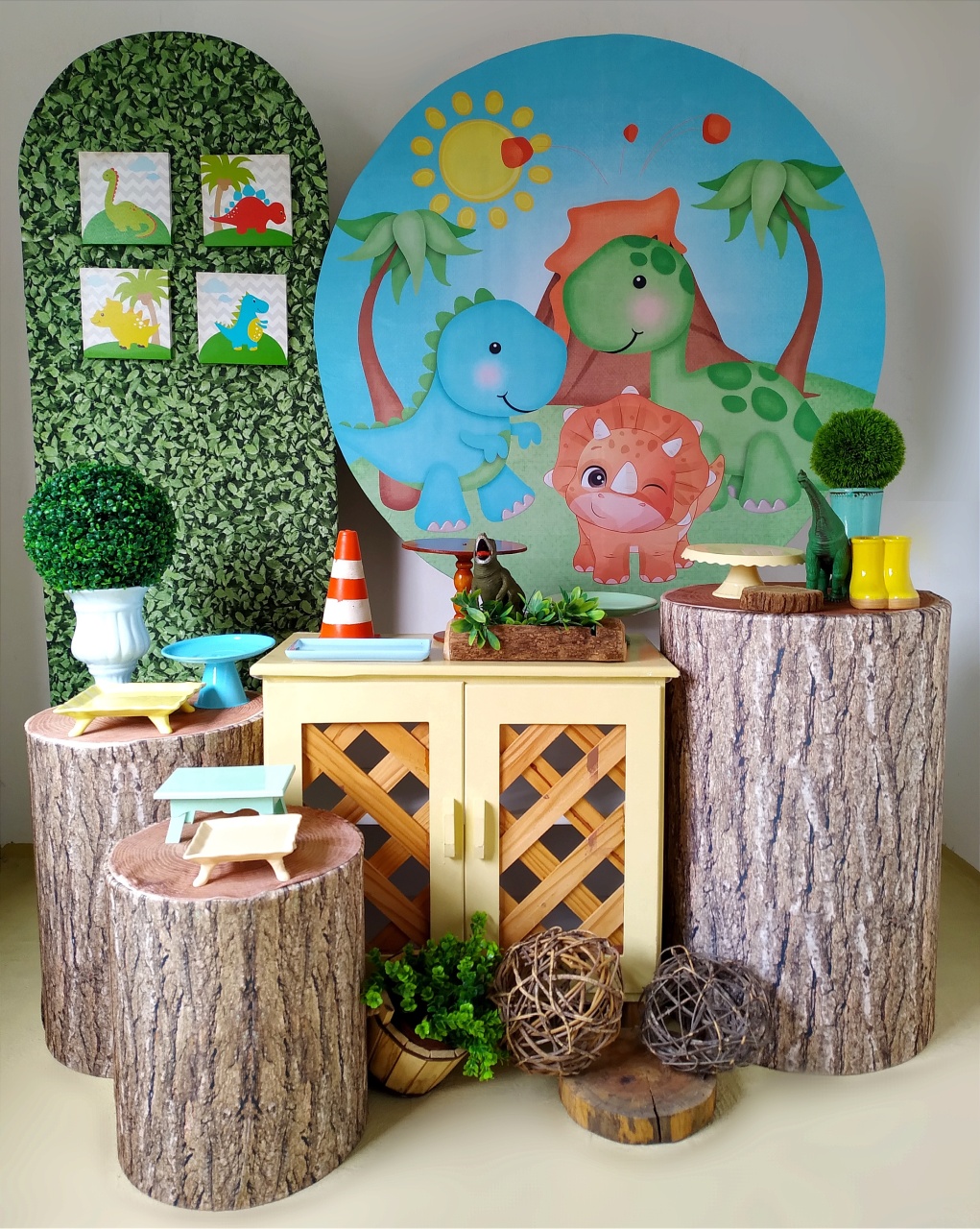 Dino Baby - Kit Diamante 4 - Beca Decorações