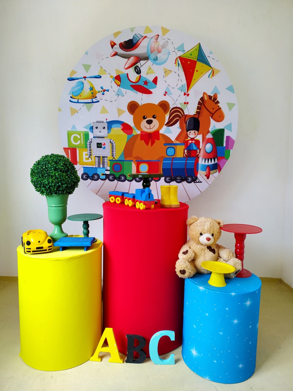 Brinquedos - Kit Prata - Beca Decorações