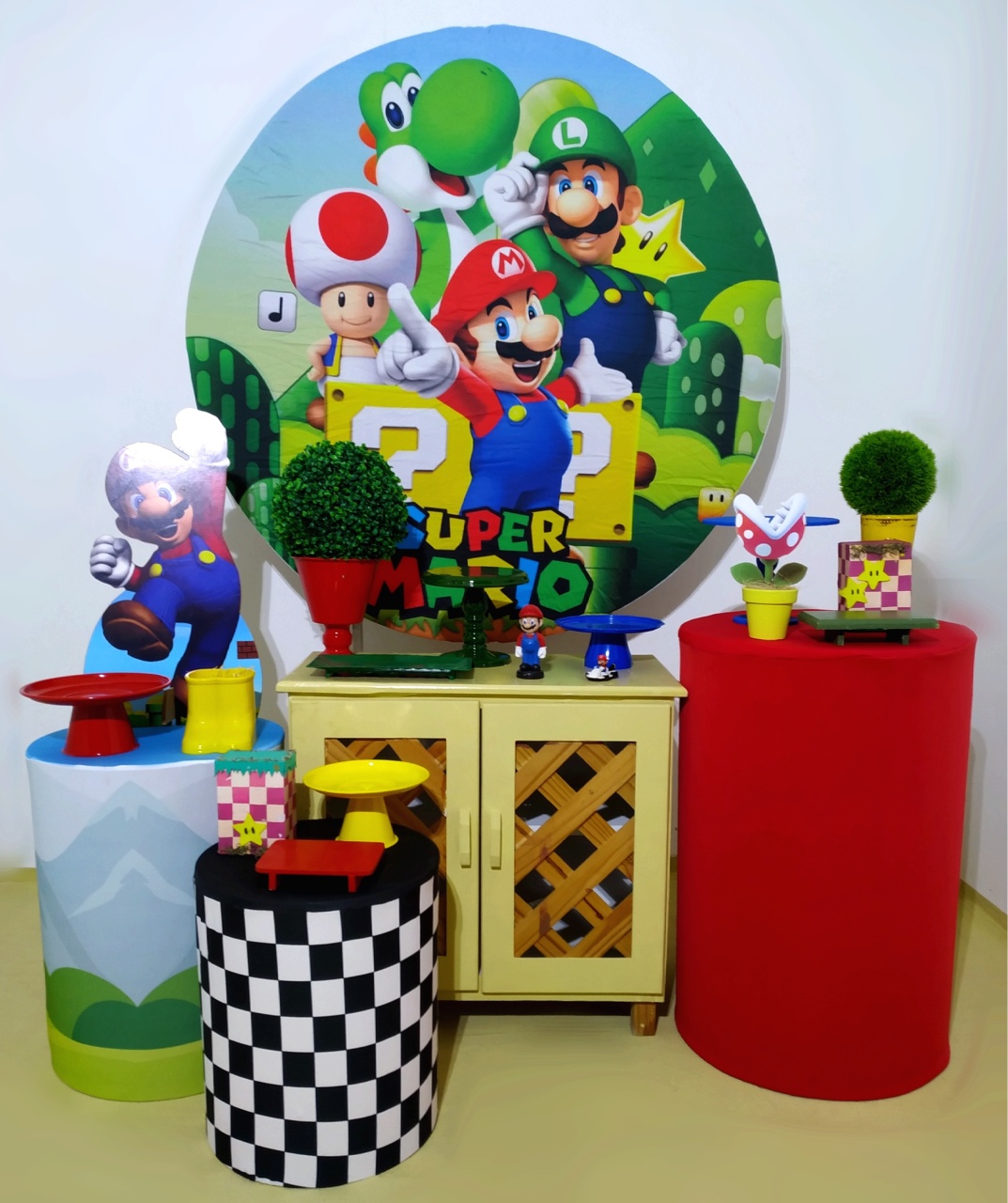 Super Mário - Kit Ouro - Beca Decorações