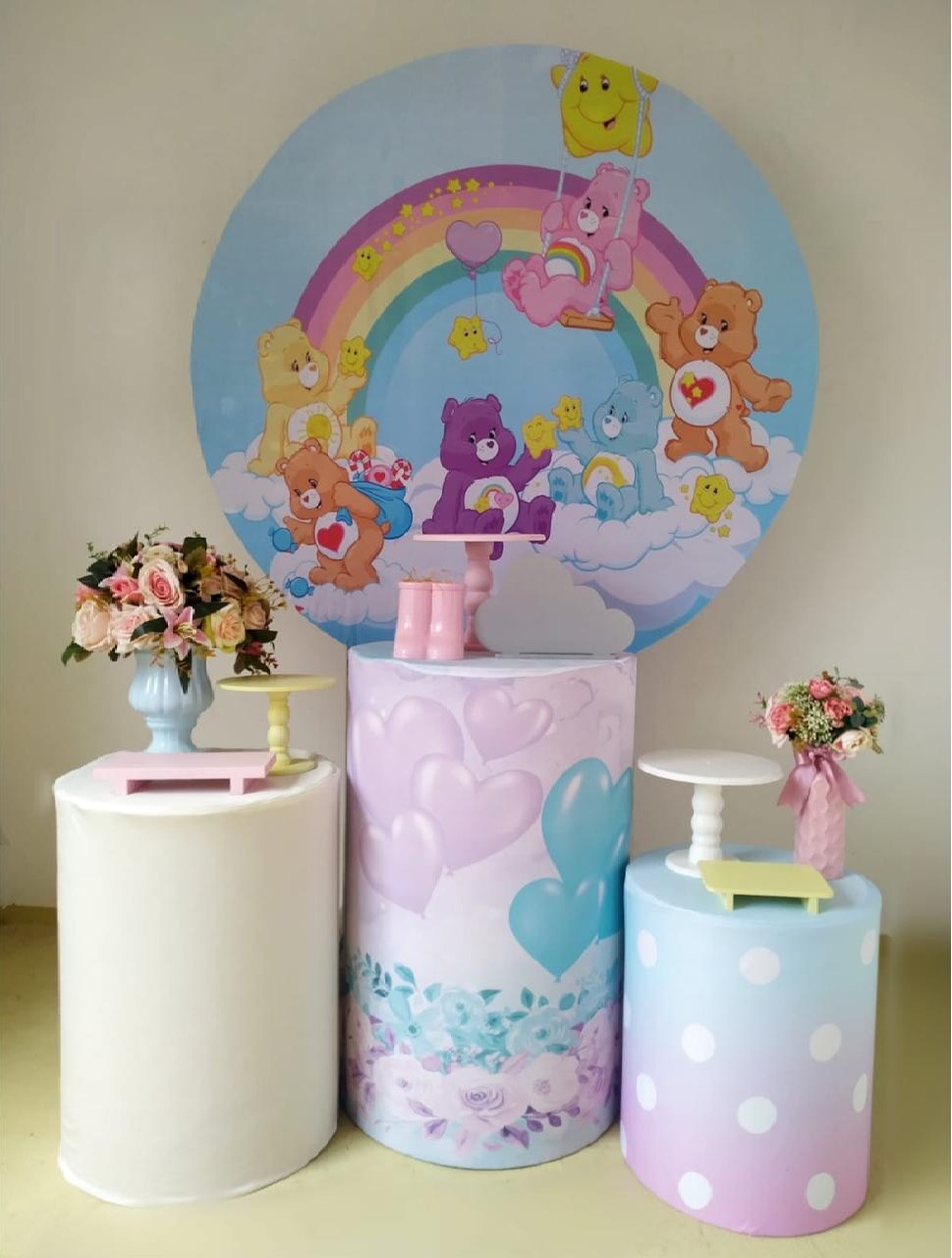 Ursinhos Carinhosos - Kit Prata - Beca Decorações