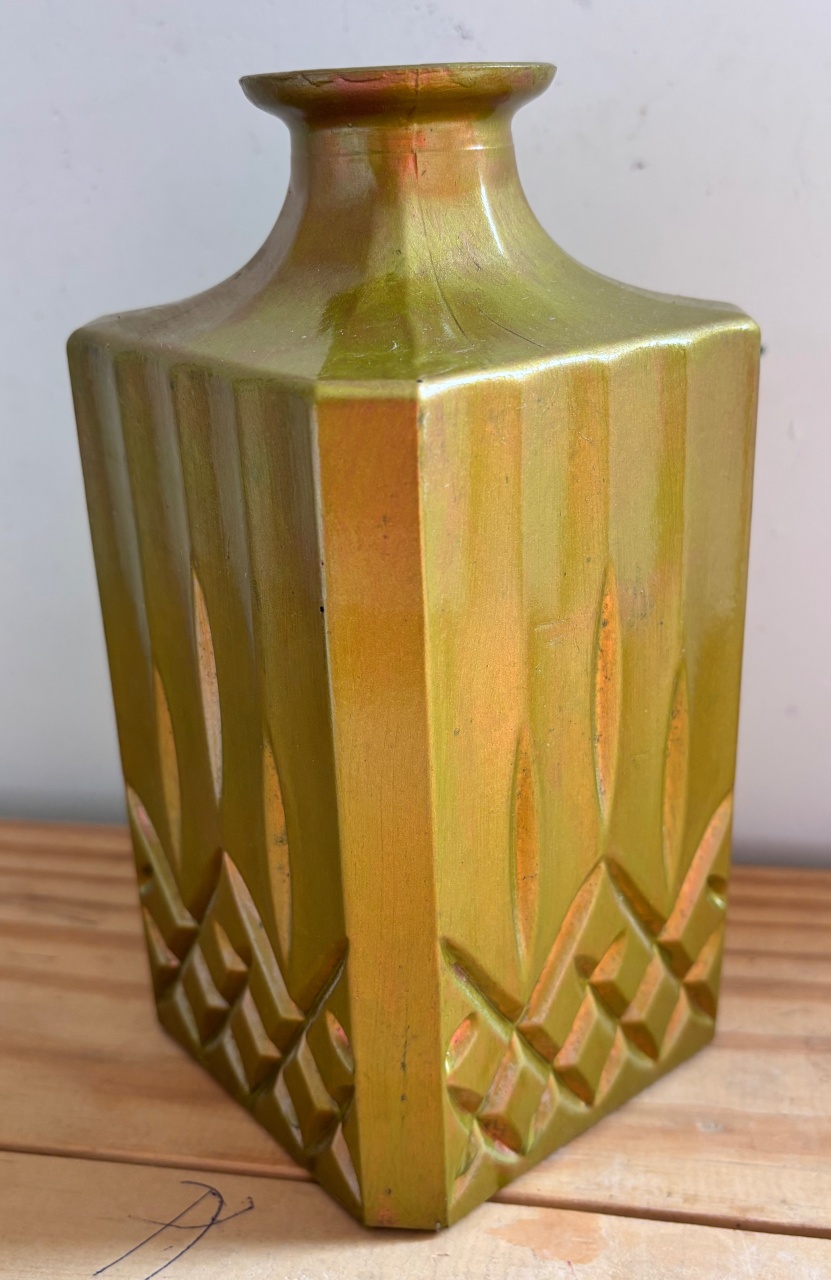 Vaso Boca Fina Dourado  - Beca Decorações