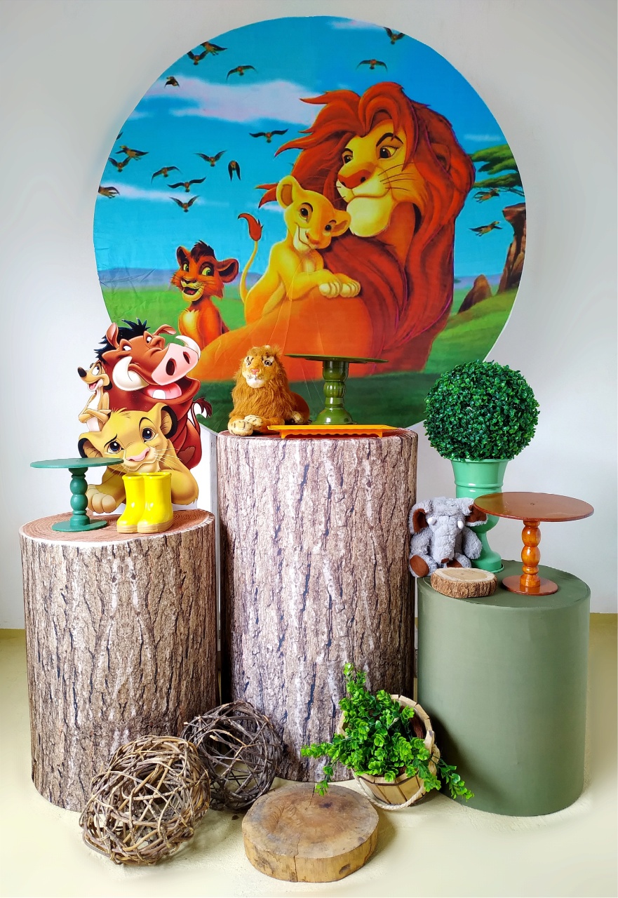 Rei Leão - Kit Prata - Beca Decorações