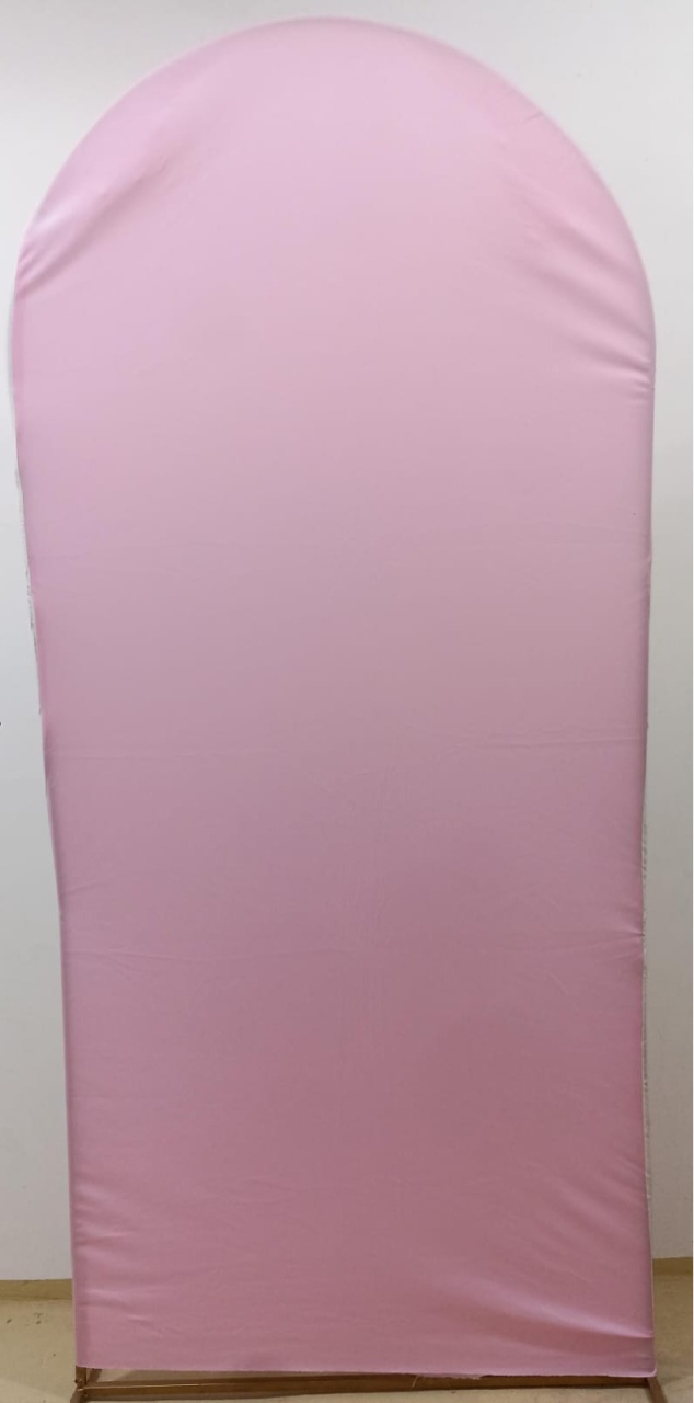  Painel Lateral Rosa Bebê Liso (Locação) - Beca Decorações